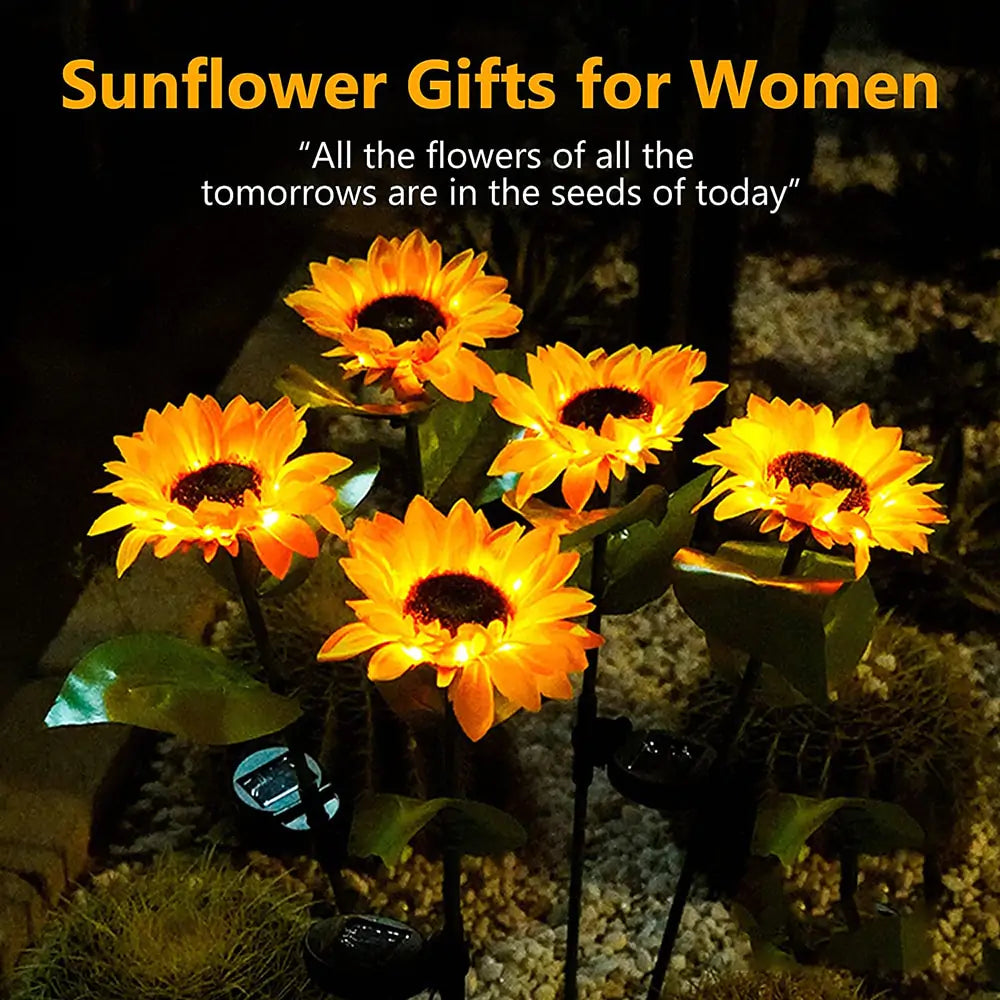 Sunflowers Solar Lawn Light - Quinzey