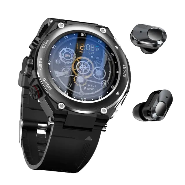 Smart Watch with Earbuds - Quinzey