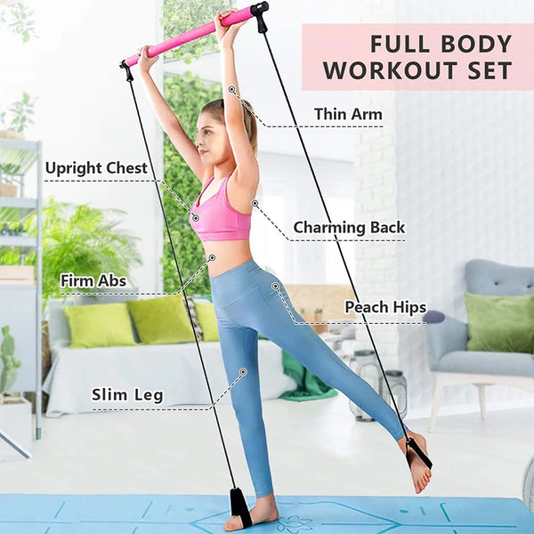 Ultimate Pilates Fitness Bar Set