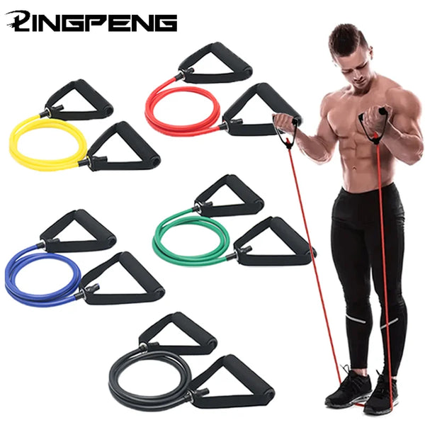Versatile Exercise Bands with Handles